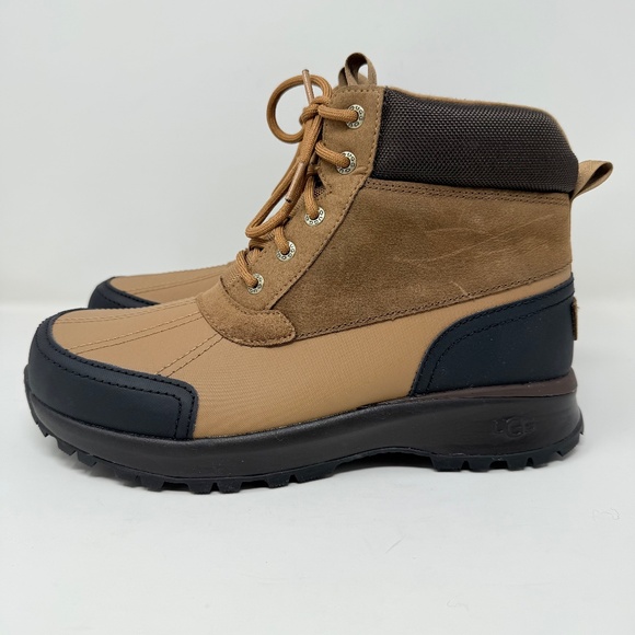 New UGG Men\'s Emmett Duck Boot Chestnut Waterproof Sz 10 main image 6
